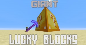 Unduh Giant Lucky Blocks untuk Minecraft 1.12.2