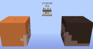 Unduh Steve Vs Alex untuk Minecraft 1.10