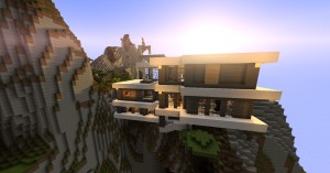 Unduh Modern Mountain House untuk Minecraft 1.8