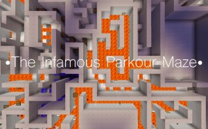 Unduh The Infamous Parkour Maze untuk Minecraft 1.13