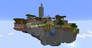 Unduh Parkour on Sky Island untuk Minecraft 1.15.2