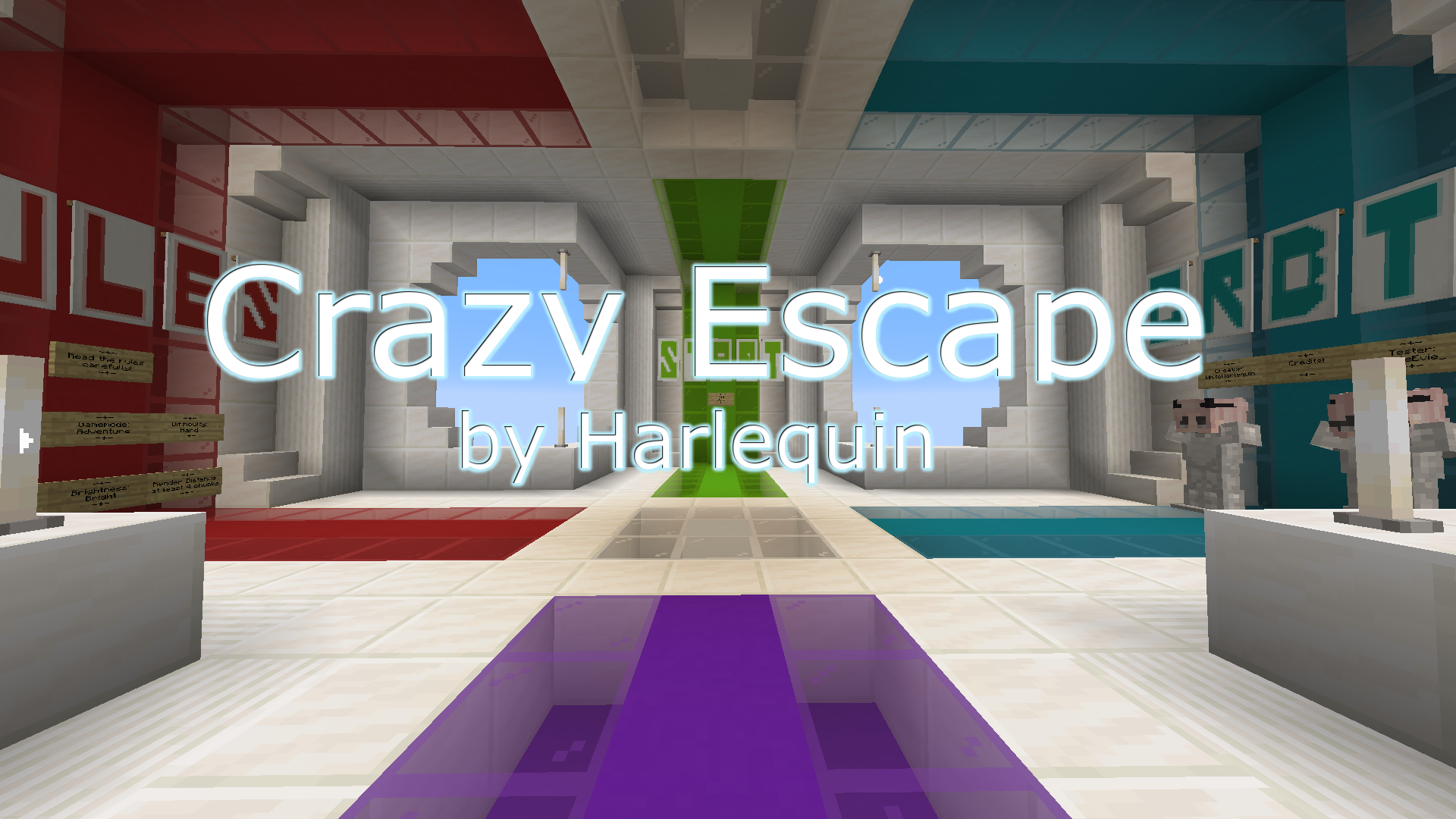 Unduh Crazy Escape untuk Minecraft 1.15.2