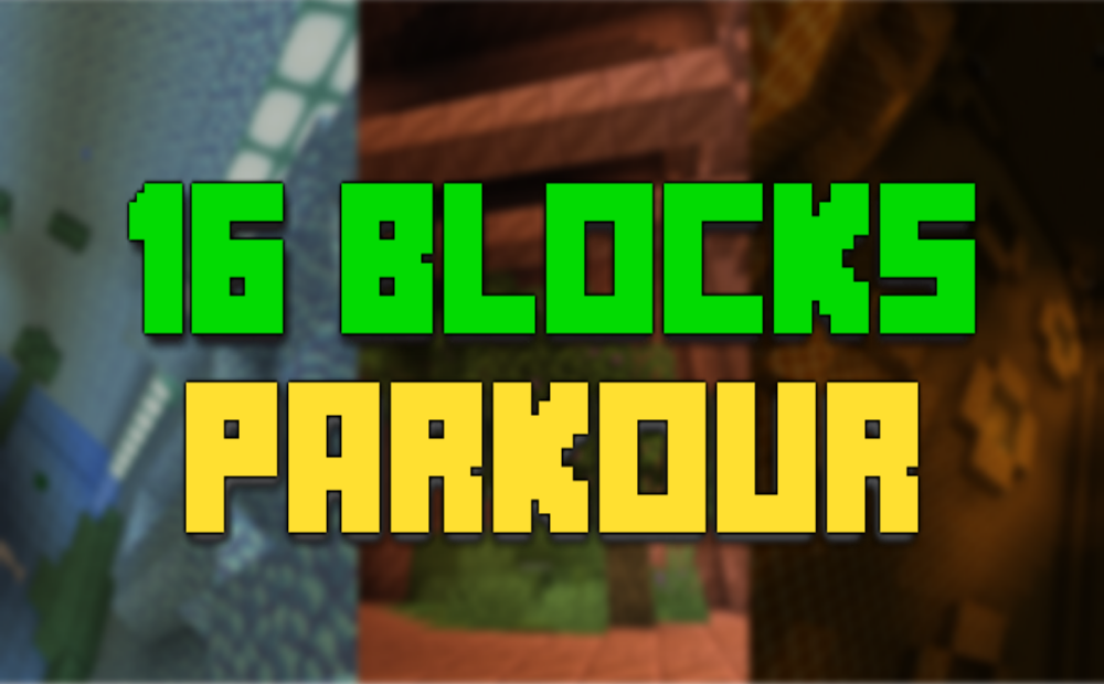 Unduh 16 BLOCKS PARKOUR untuk Minecraft 1.17.1