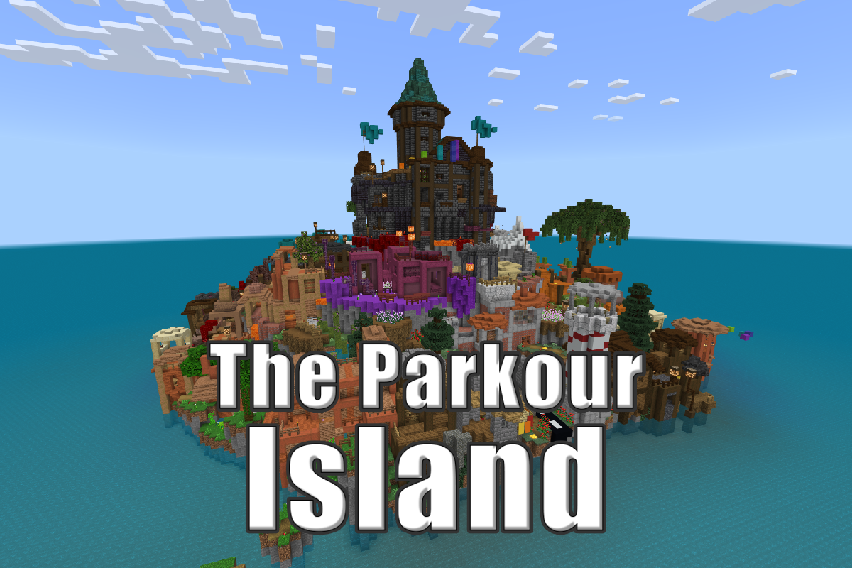 Unduh The Parkour Island 1.0 untuk Minecraft 1.20.1