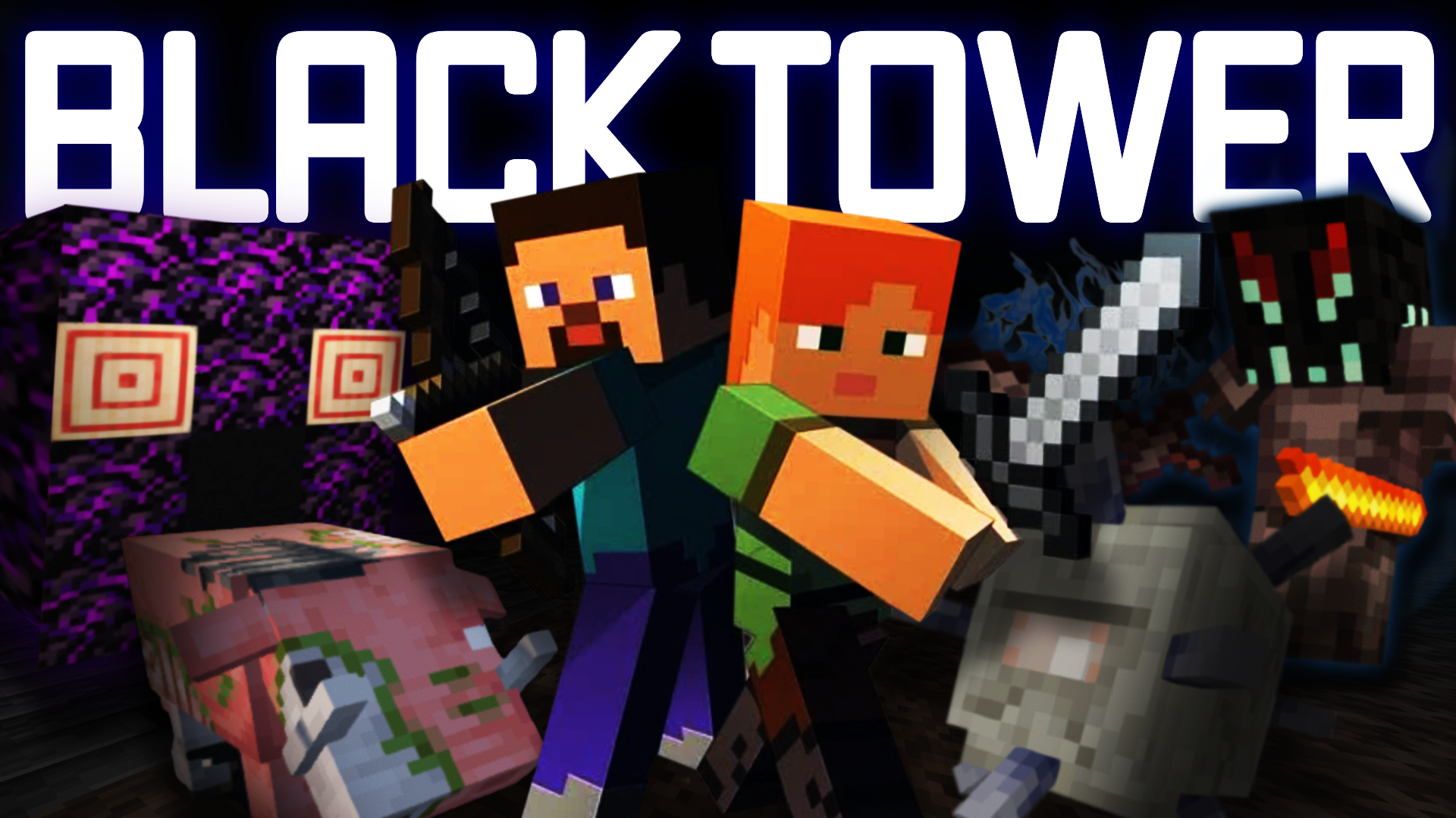 Unduh Black Tower 1.2 untuk Minecraft 1.20.1