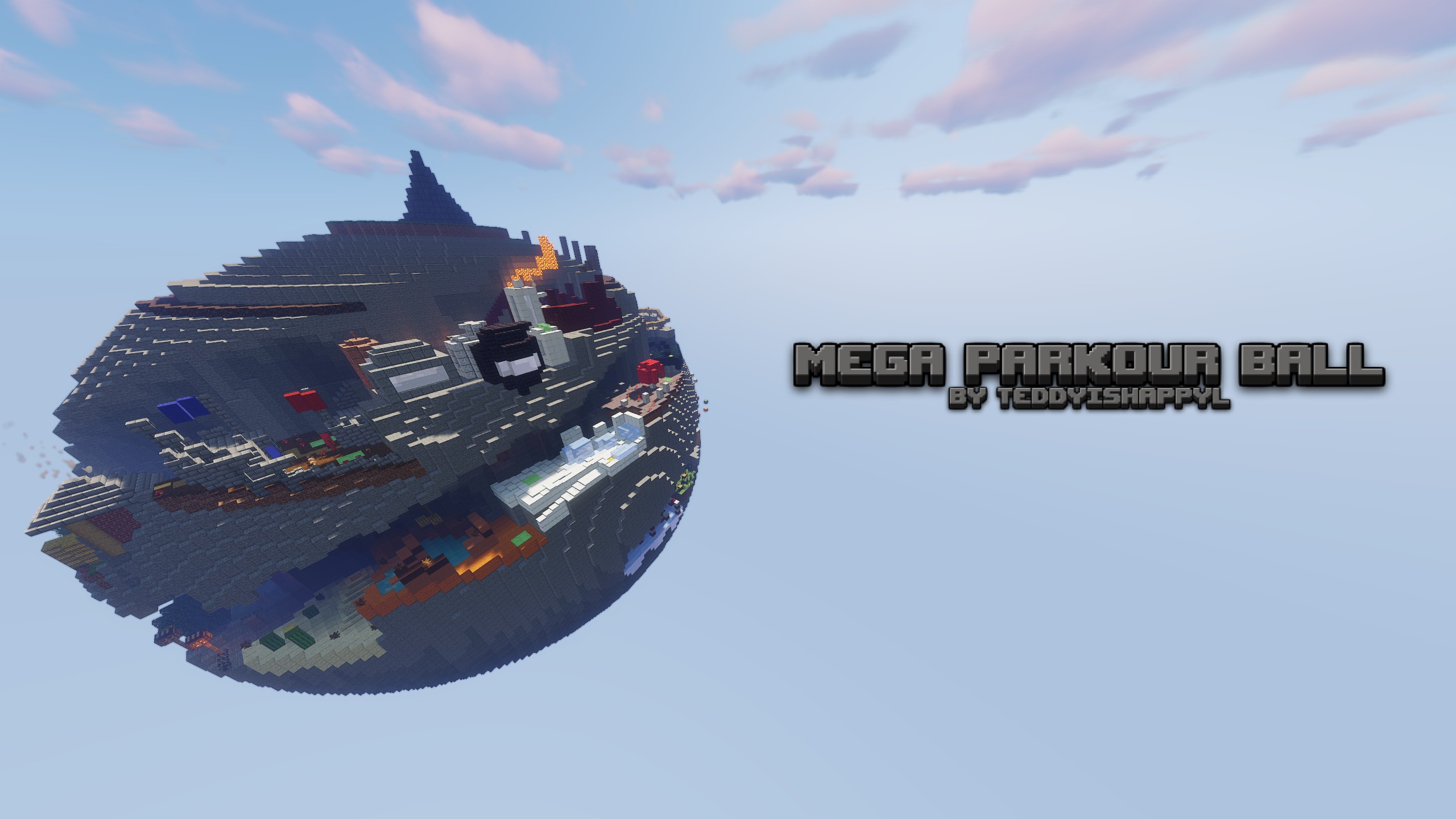 Unduh Parkour Ball Mega 1.0.1 untuk Minecraft 1.19.2