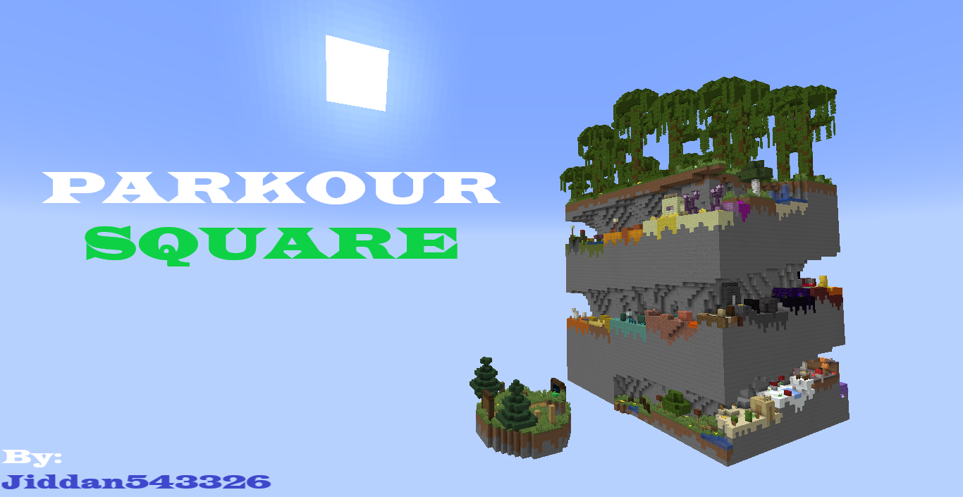 Unduh Parkour Square 1.0 untuk Minecraft 1.19.2