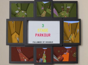 Unduh 3 Stage Parkour untuk Minecraft 1.11.2