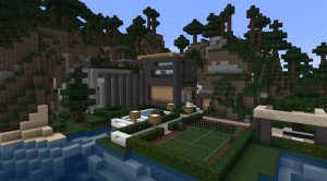 Unduh Modern Taiga House untuk Minecraft 1.8