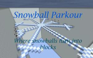 Unduh Snowball Parkour untuk Minecraft 1.8