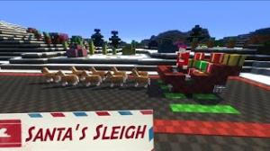 Unduh Santa's Sleigh untuk Minecraft 1.8