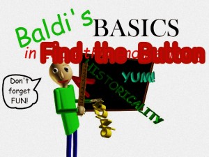 Unduh Baldi's Basics in Find the Button untuk Minecraft 1.13.1