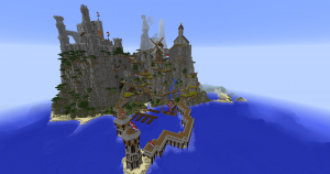 Unduh Medieval Mountain Village untuk Minecraft 1.12.2