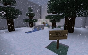 Unduh A Winter Find the Button untuk Minecraft 1.13.2