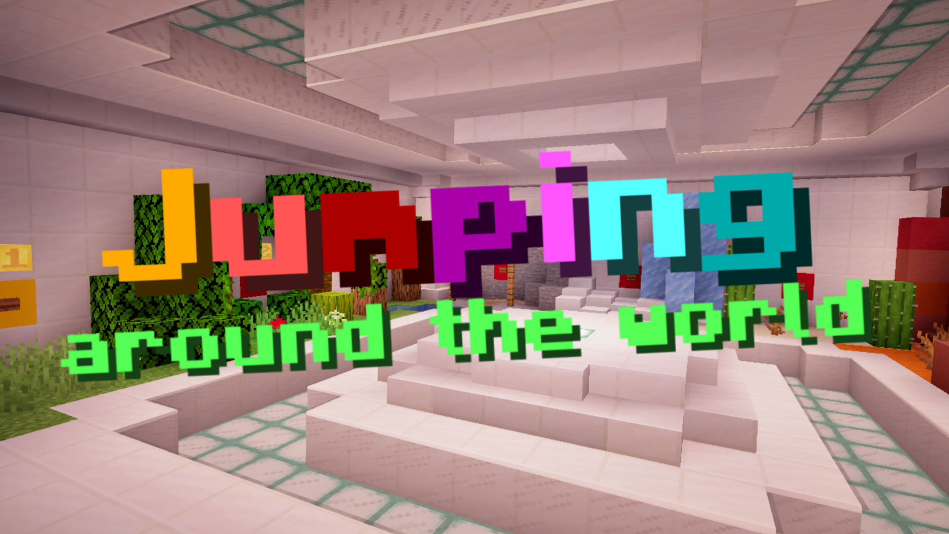 Unduh Jumping Around the World untuk Minecraft 1.13.2