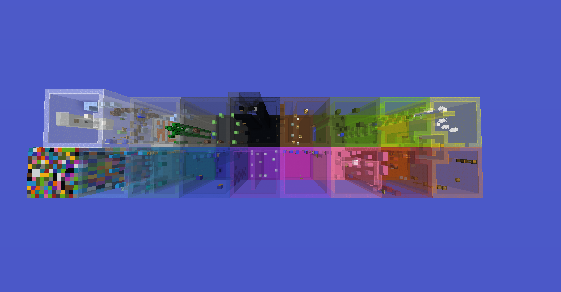 Unduh Colorful Parkour untuk Minecraft 1.12.2