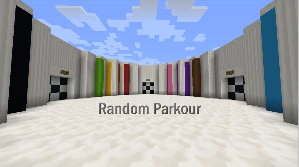 Unduh New Random Parkour untuk Minecraft 1.14