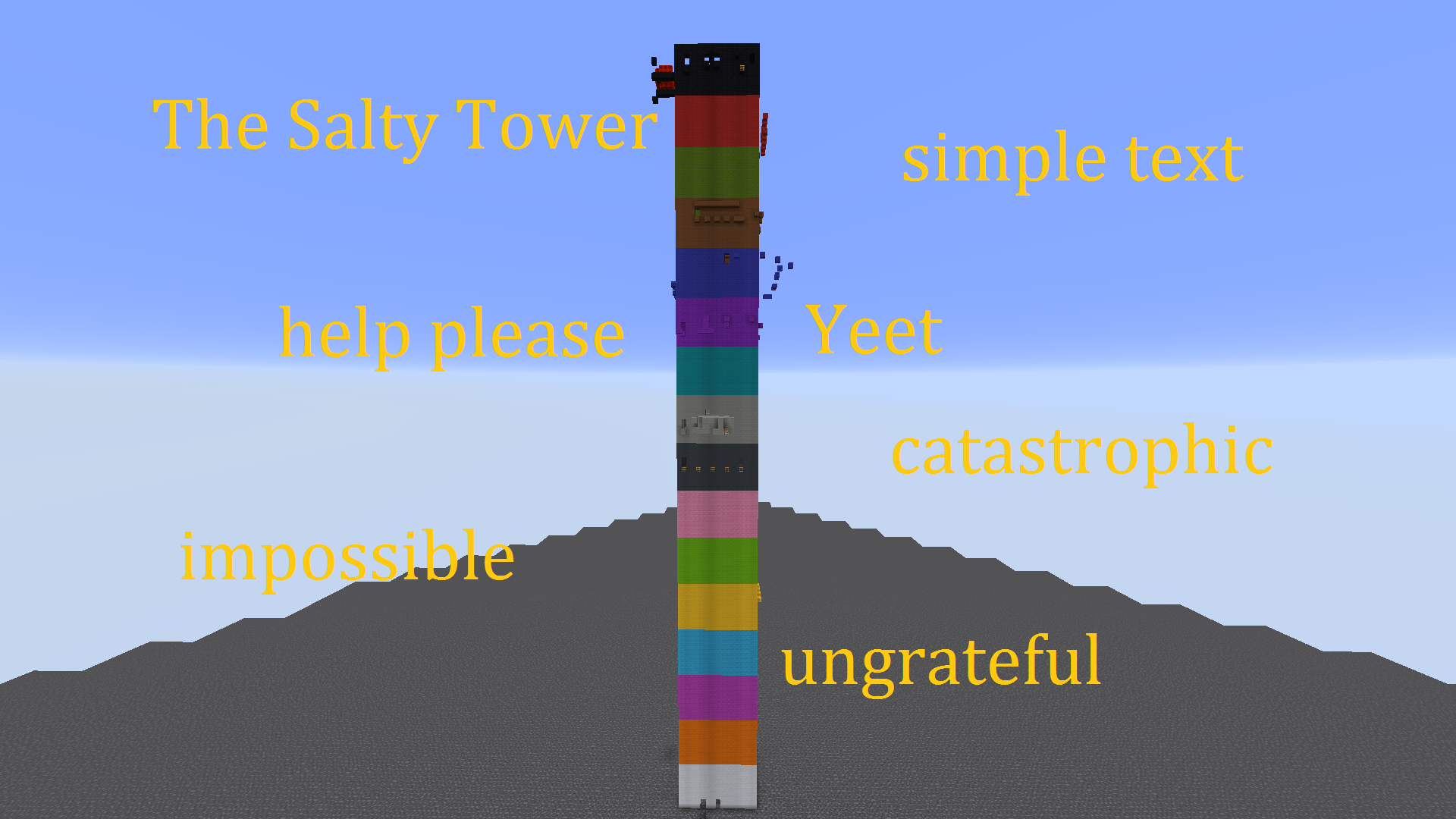 Unduh The Salty Tower! untuk Minecraft 1.14.3