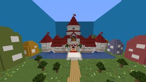 Unduh Super Mario Peach's Castle untuk Minecraft 1.14.3
