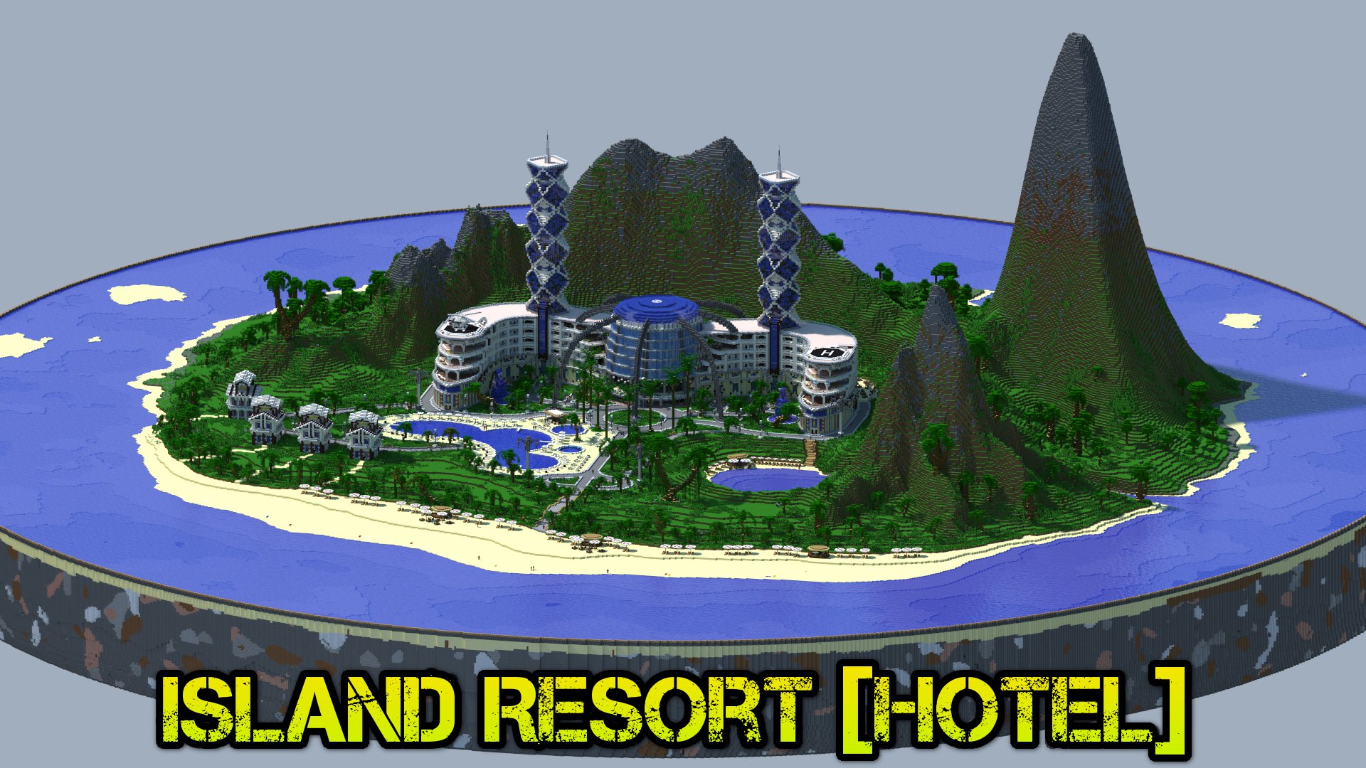 Unduh Island Resort untuk Minecraft 1.12.2