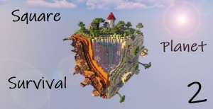 Unduh Square Planet Survival 2 untuk Minecraft 1.14.4