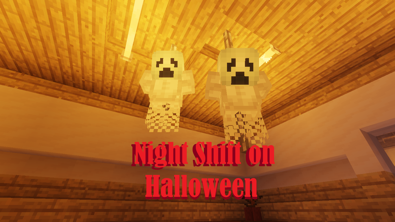Unduh Night Shift on Halloween untuk Minecraft 1.14.4