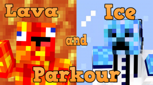 Unduh Lava and Ice Parkour untuk Minecraft 1.12.2