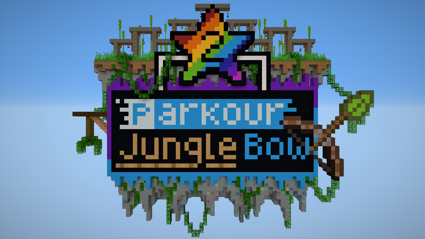 Unduh Parkour Jungle Bow 2 untuk Minecraft 1.15.1
