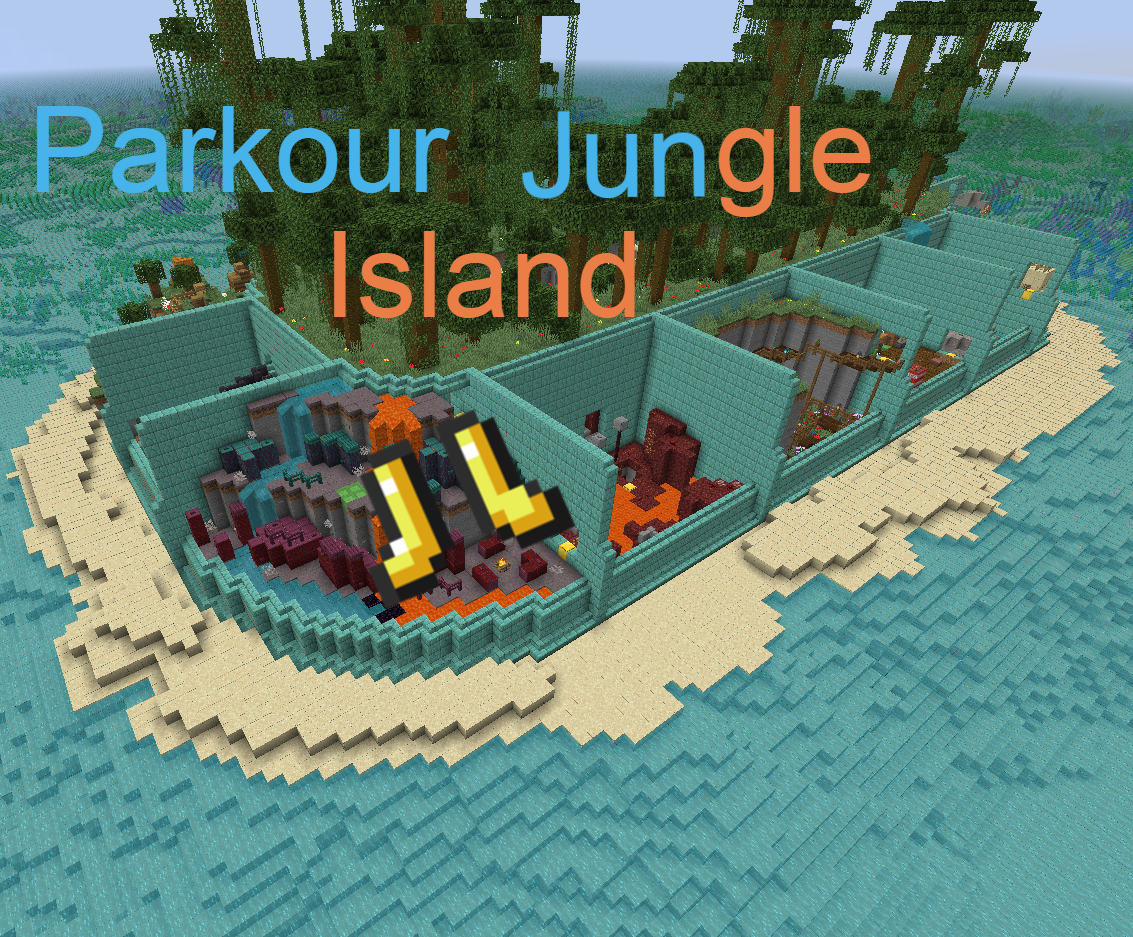 Unduh Parkour Jungle Island untuk Minecraft 1.16.3