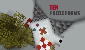 Unduh Ten Puzzle Rooms untuk Minecraft 1.16.4