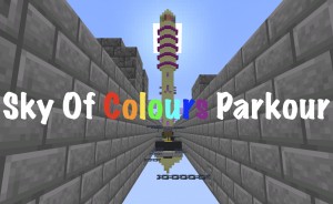 Unduh Sky of Colours Parkour untuk Minecraft 1.16.4