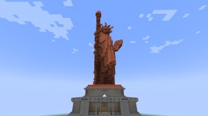 Unduh Statue of Liberty untuk Minecraft 1.17