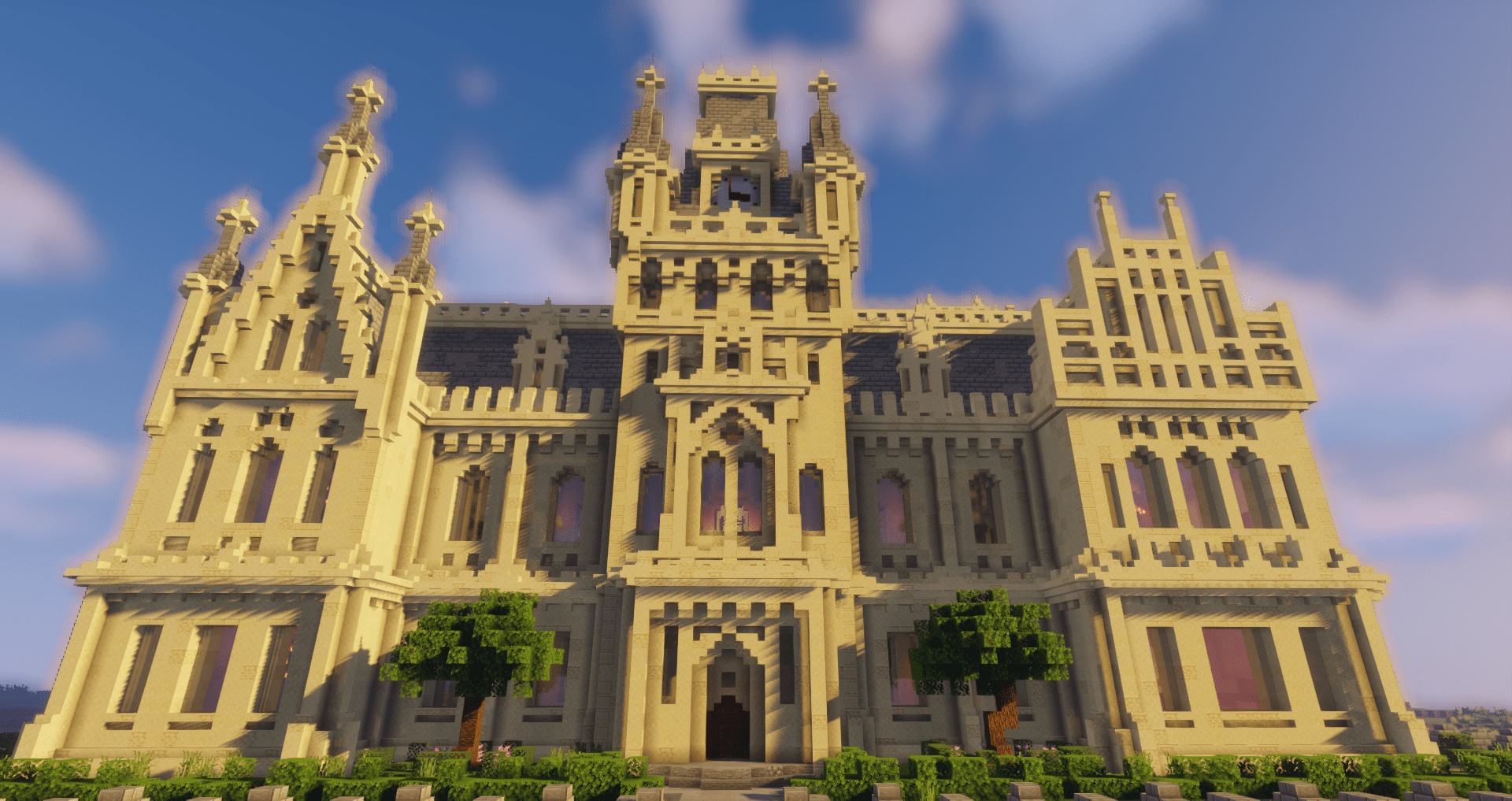 Unduh Neo-Gothic Palace untuk Minecraft 1.16.5