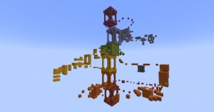 Unduh Color Tower untuk Minecraft 1.17.1