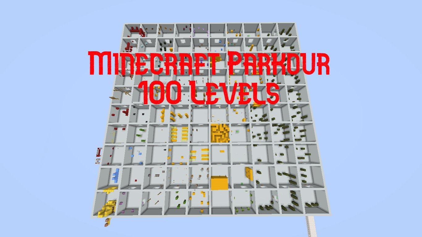 Unduh MINECRAFT PARKOUR: 100 LEVELS! untuk Minecraft 1.17.1