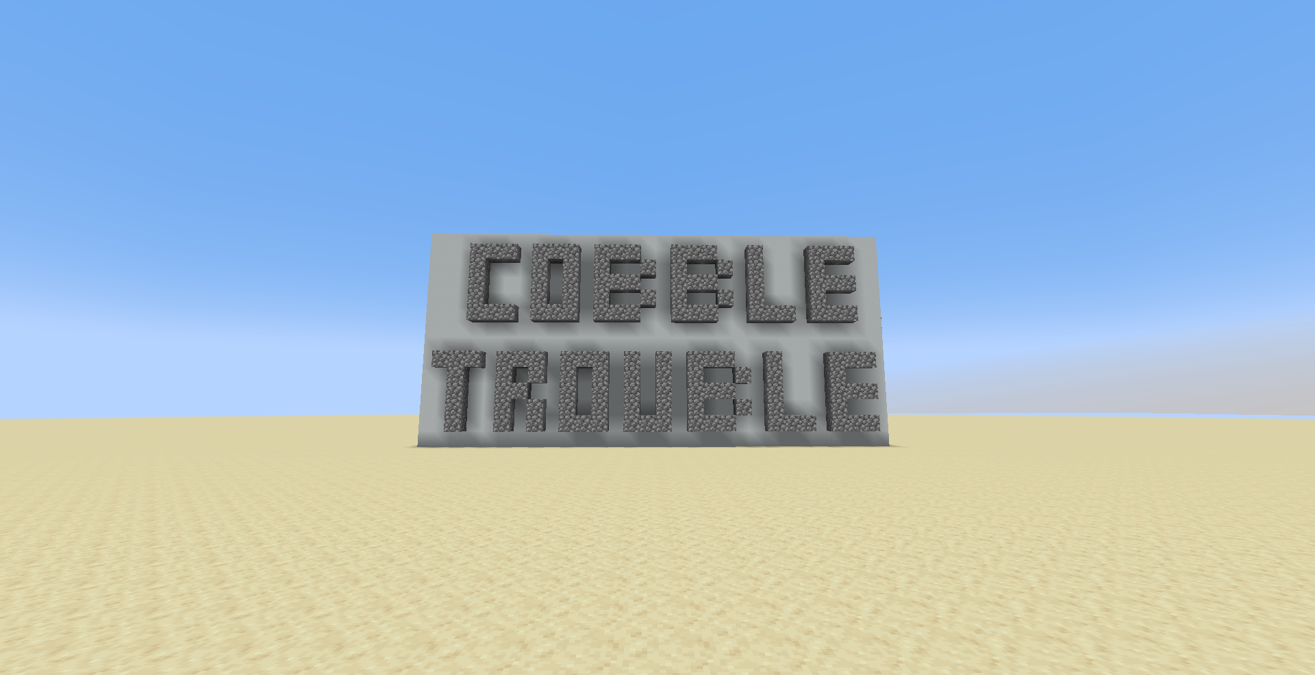 Unduh Cobble Trouble untuk Minecraft 1.17.1