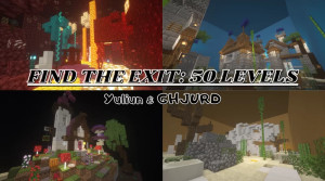 Unduh Find The Exit: 50 LEVELS 1.1 untuk Minecraft 1.16.1