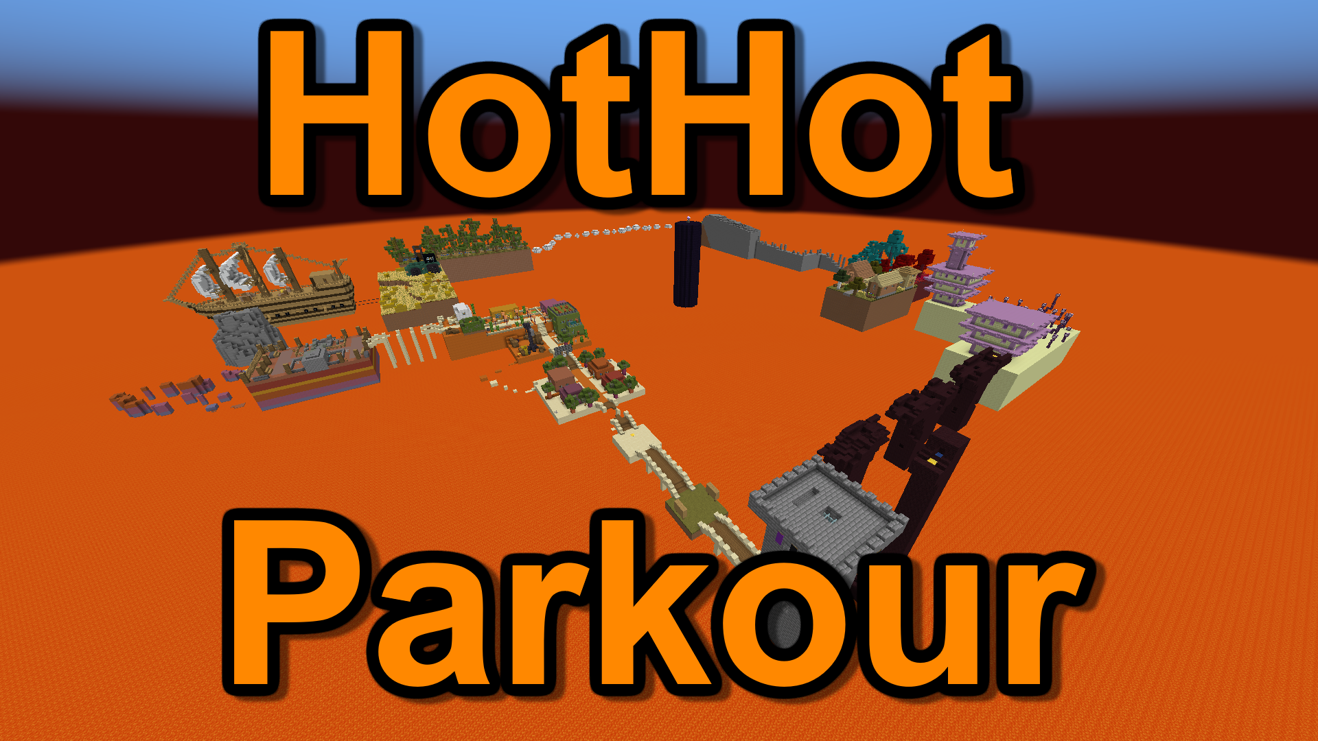 Unduh HotHot Parkour 1.0 untuk Minecraft 1.19.2