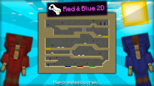 Unduh Red & Blue 2D 1.0 untuk Minecraft 1.19.2