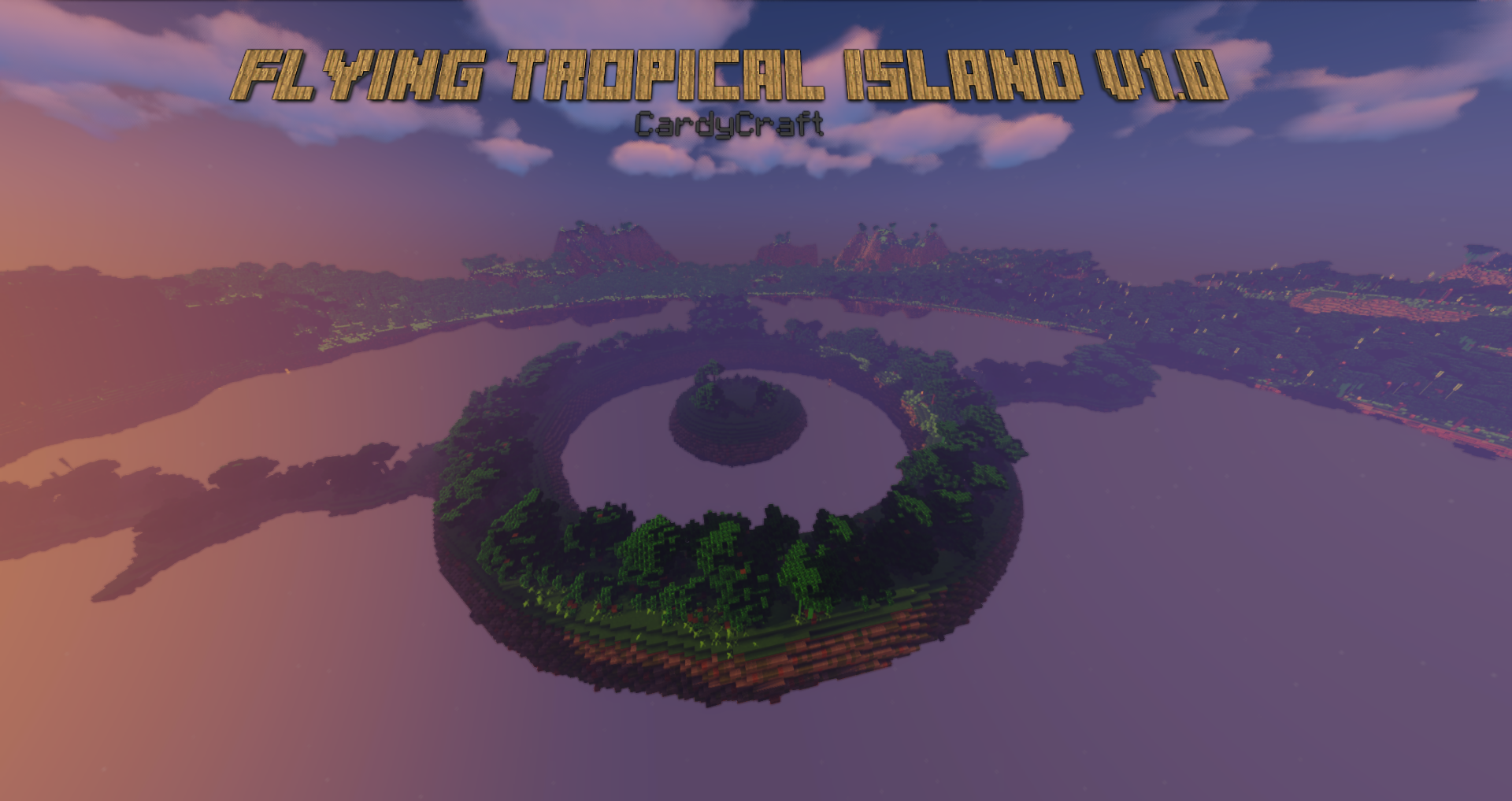 Unduh Flying Tropical Island 1.0 untuk Minecraft 1.19