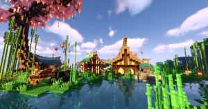 Unduh Hide & Seek: Panda Village 1.0 untuk Minecraft 1.18.2