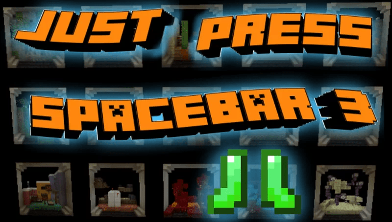 Unduh Just Press Spacebar 3 1.1.1 untuk Minecraft 1.19.3