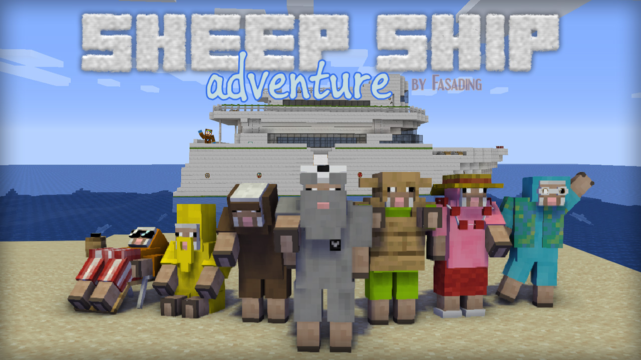 Unduh Sheep Ship Adventure 1.1.5 untuk Minecraft 1.19.3