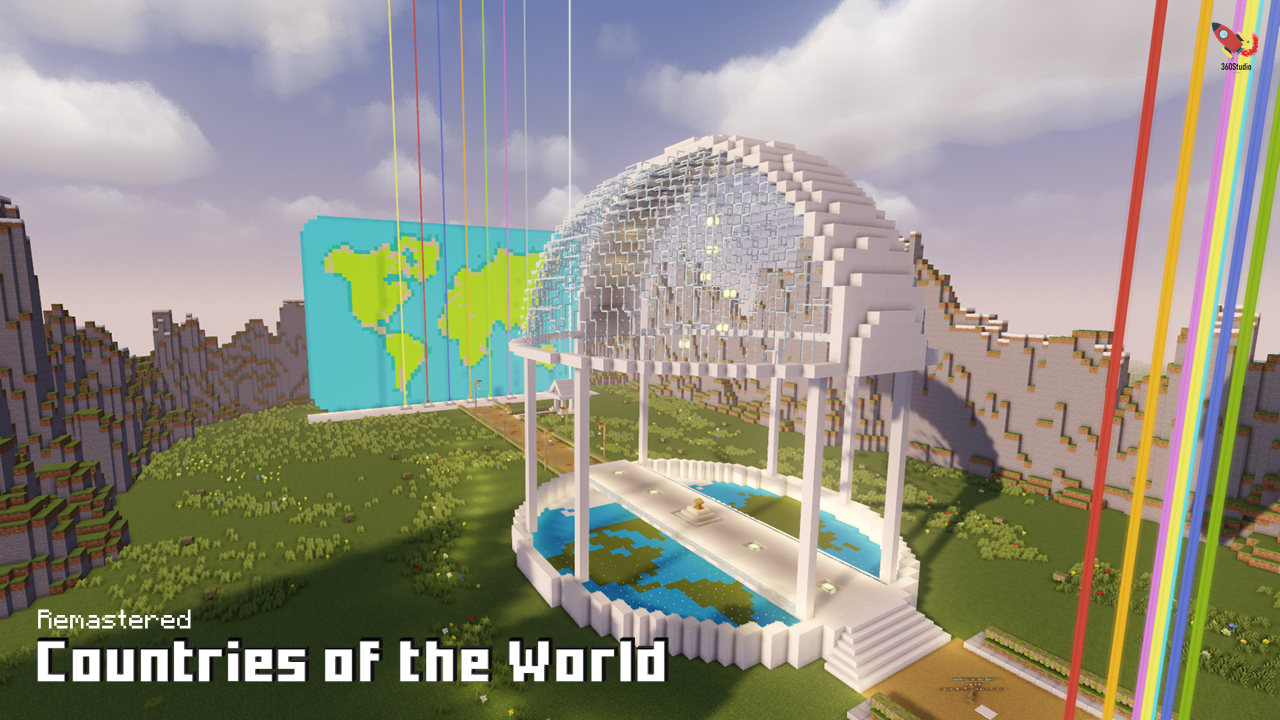 Unduh Countries of the World 1.0 untuk Minecraft 1.18.1