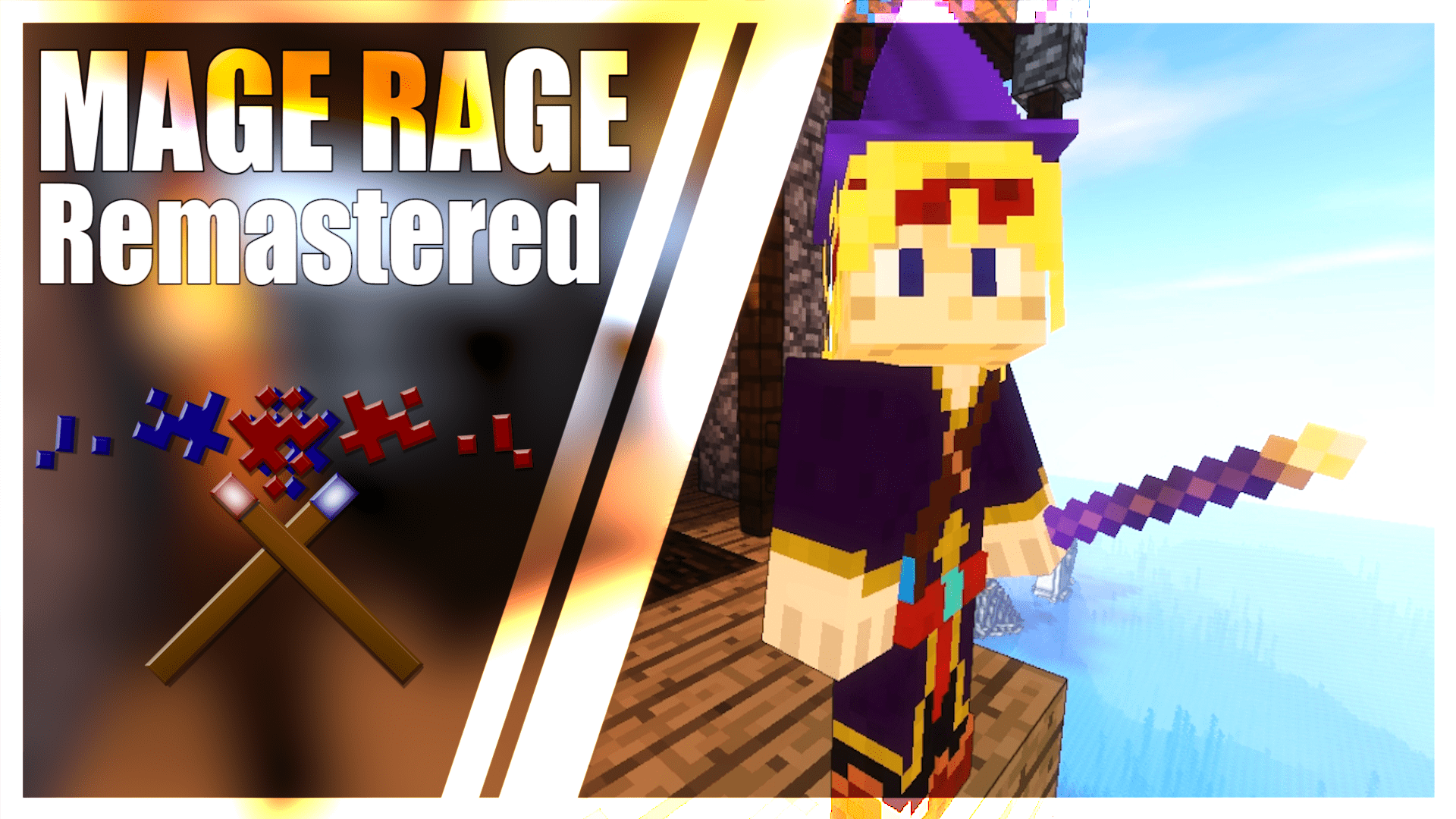 Unduh Mage Rage: Remastered 1.1 untuk Minecraft 1.18.1