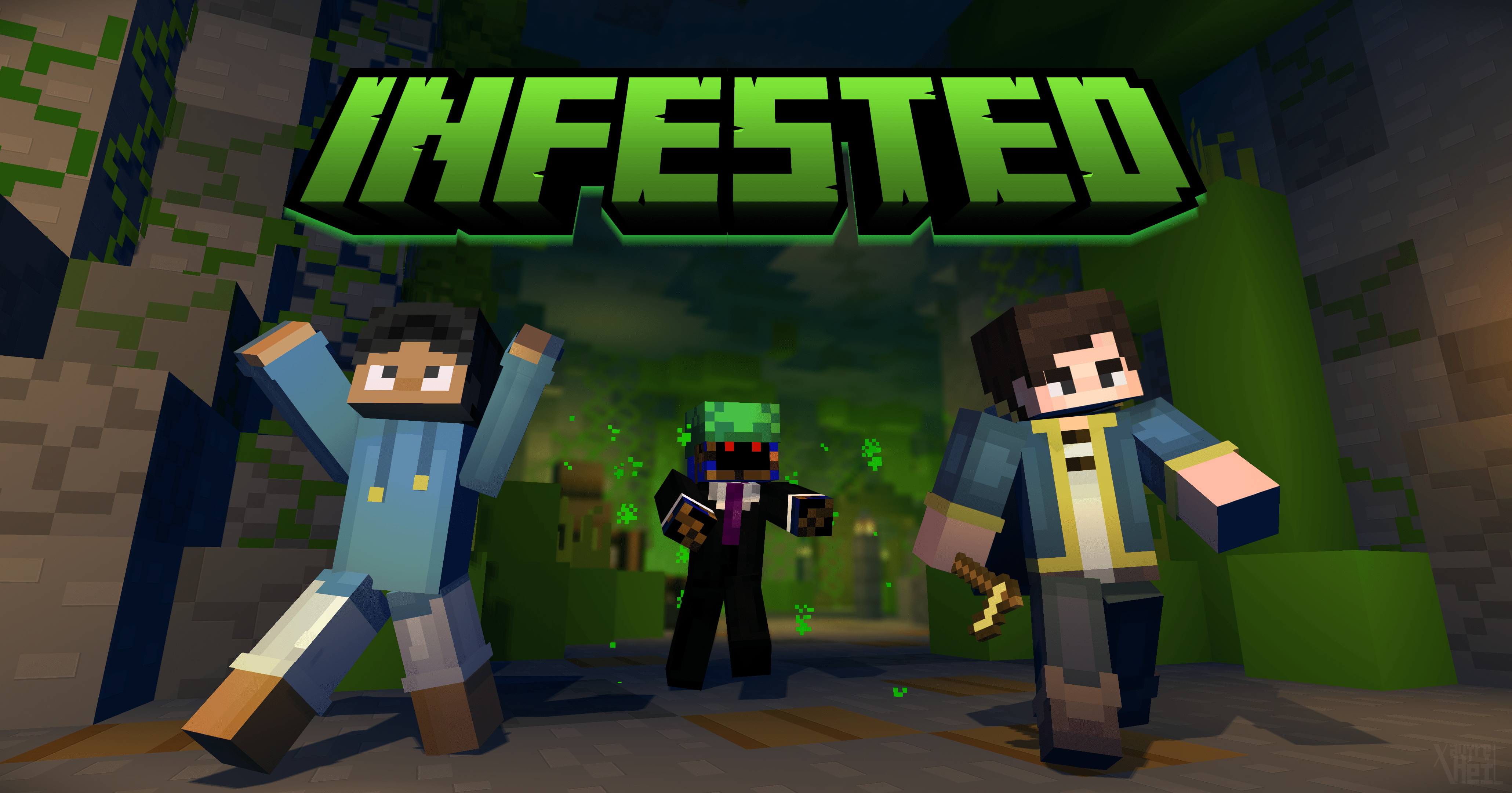 Unduh Infested 1.0.3 untuk Minecraft 1.18.1