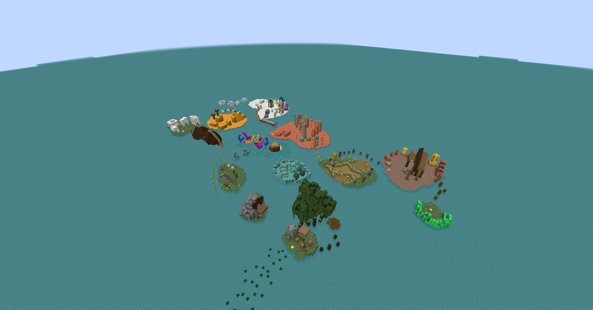 Unduh Islands Parkour 1.0 untuk Minecraft 1.19.3