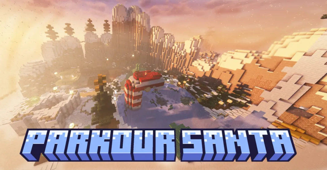 Unduh Parkour Santa Claus 1.0.0 untuk Minecraft 1.20.2