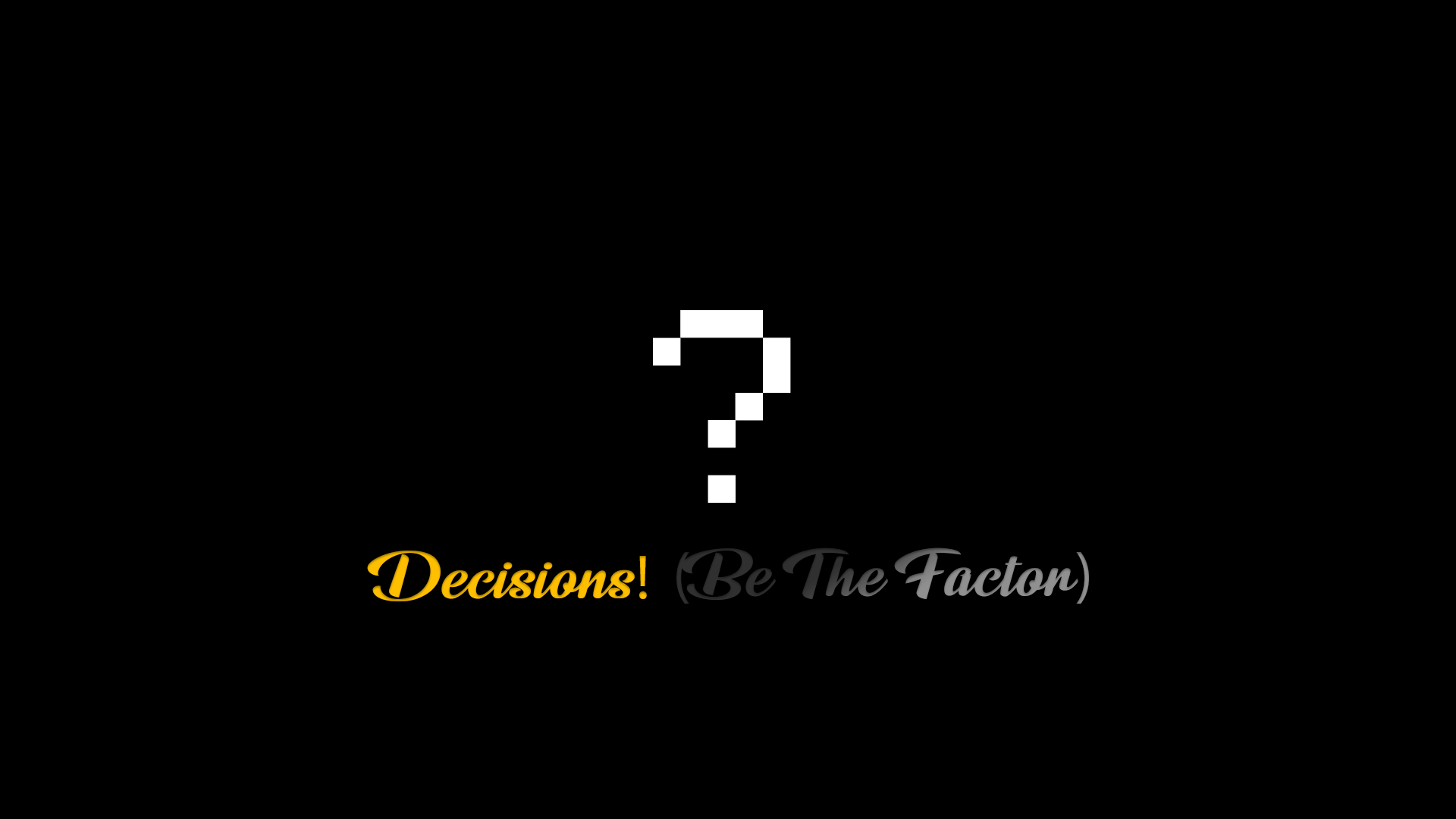 Unduh Decisions! (Be The Factor) 1.0 untuk Minecraft 1.19.4