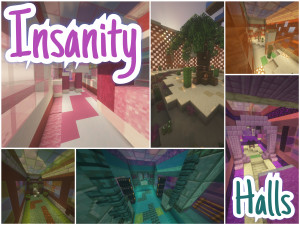 Unduh Insanity Halls 1.0 untuk Minecraft 1.19.4